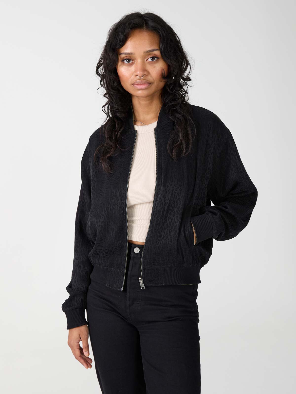 Lene Leo/Olive Knit Jacket