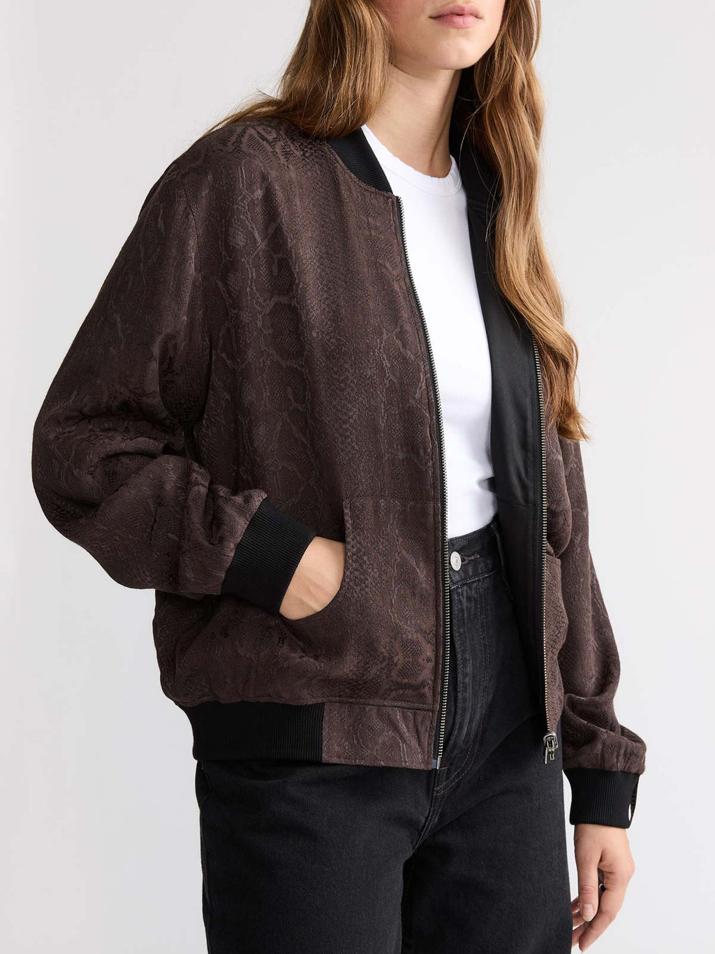 Ruth Wende bomber jacket, Cobra/Black