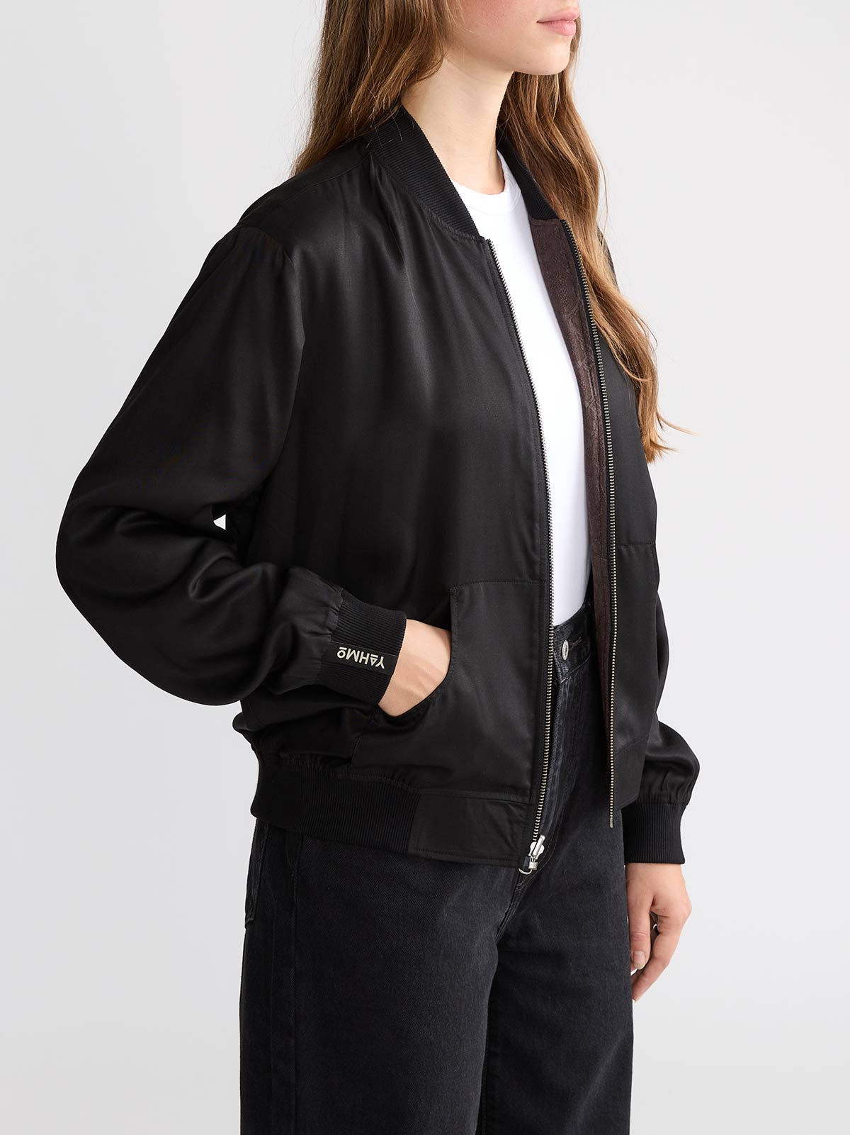 Ruth Wende bomber jacket, Cobra/Black