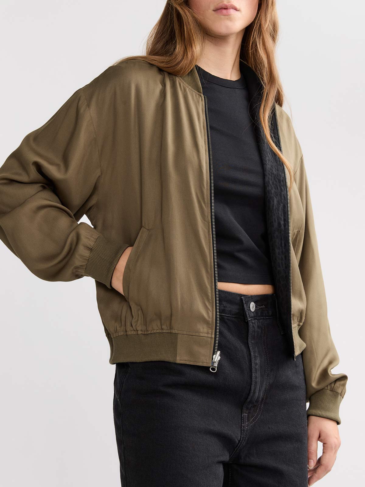 Lene Leo/Olive Knit Jacket