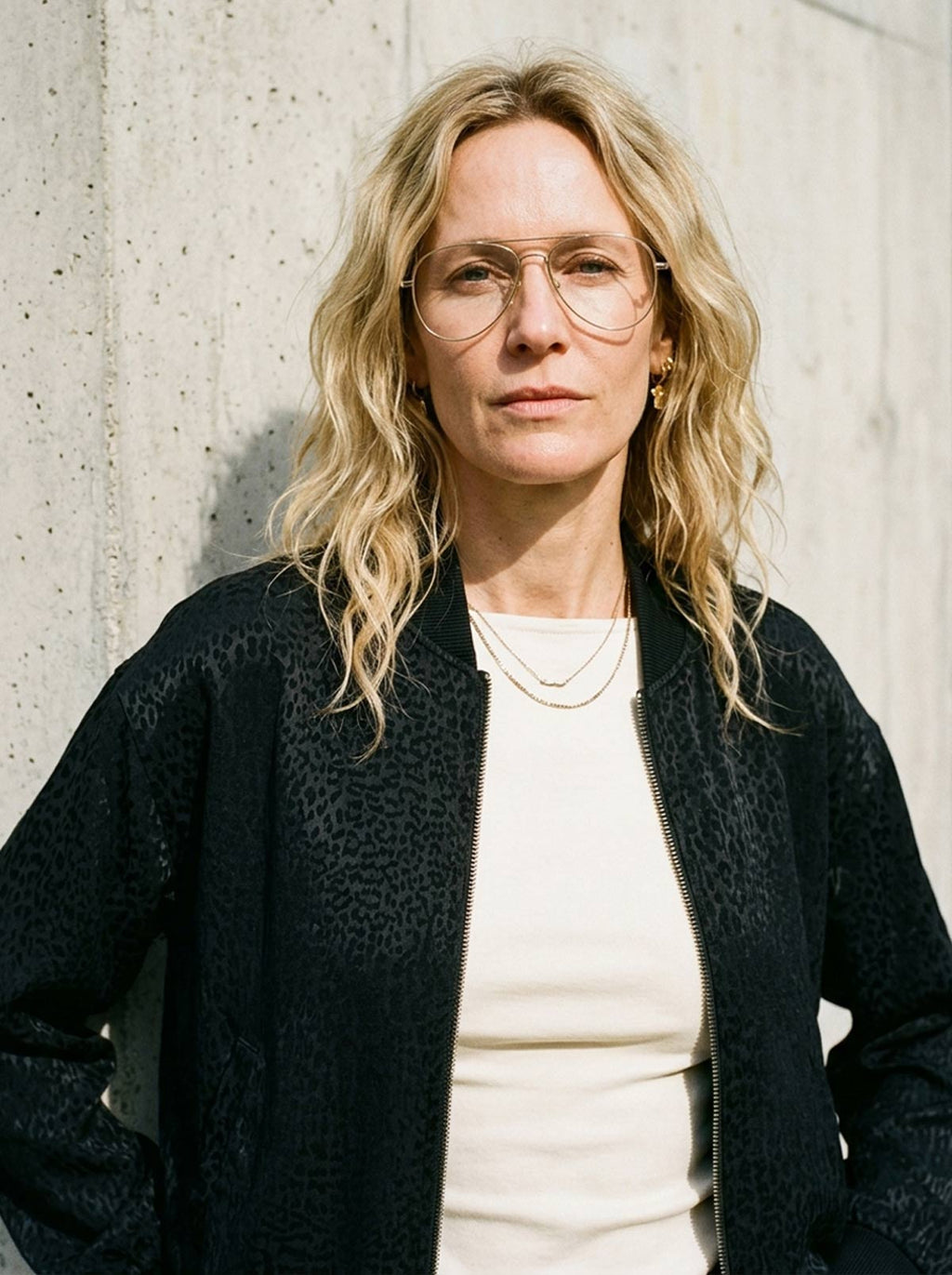Lene Leo/Olive Knit Jacket