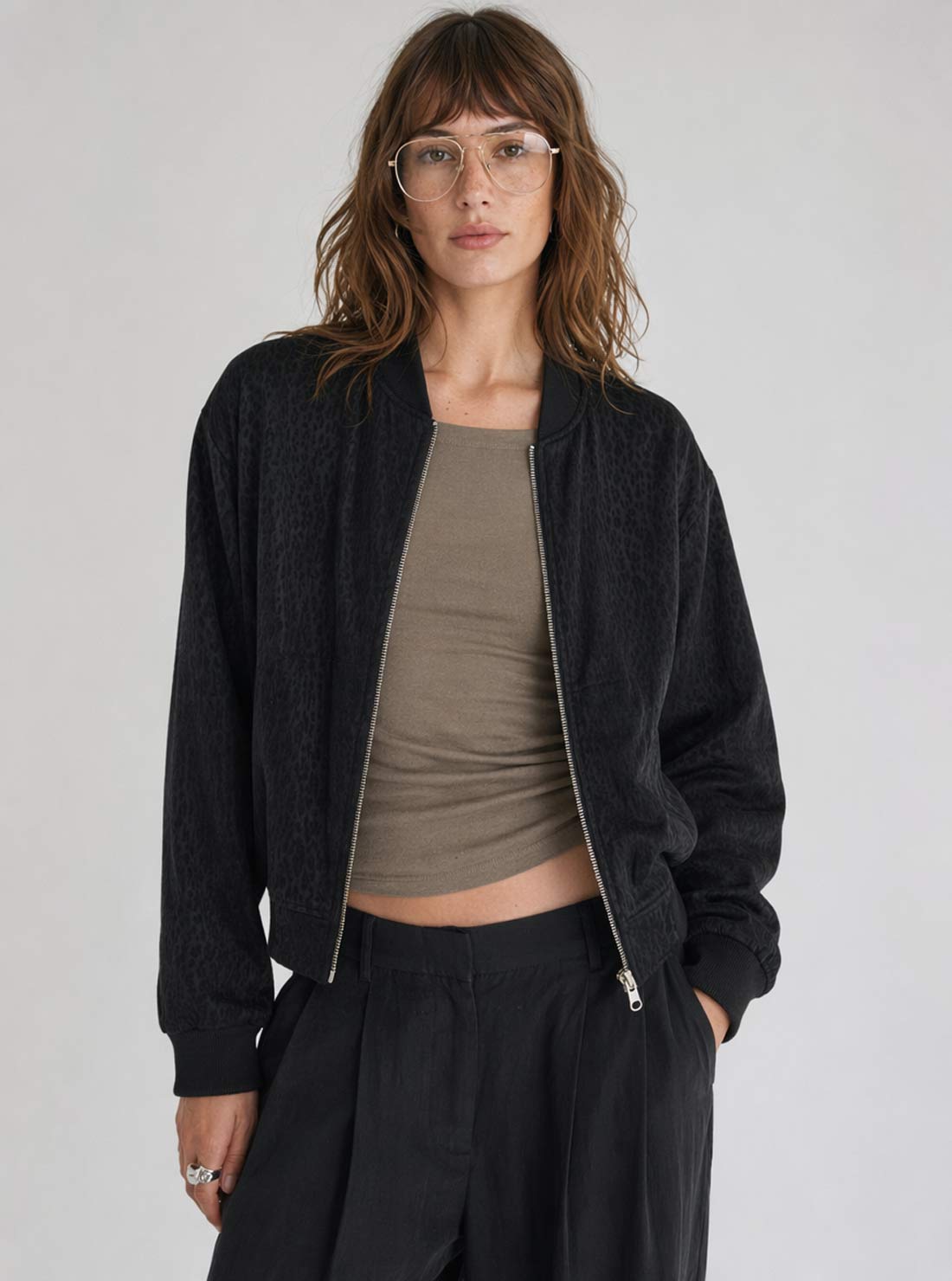 Lene Leo/Olive Knit Jacket
