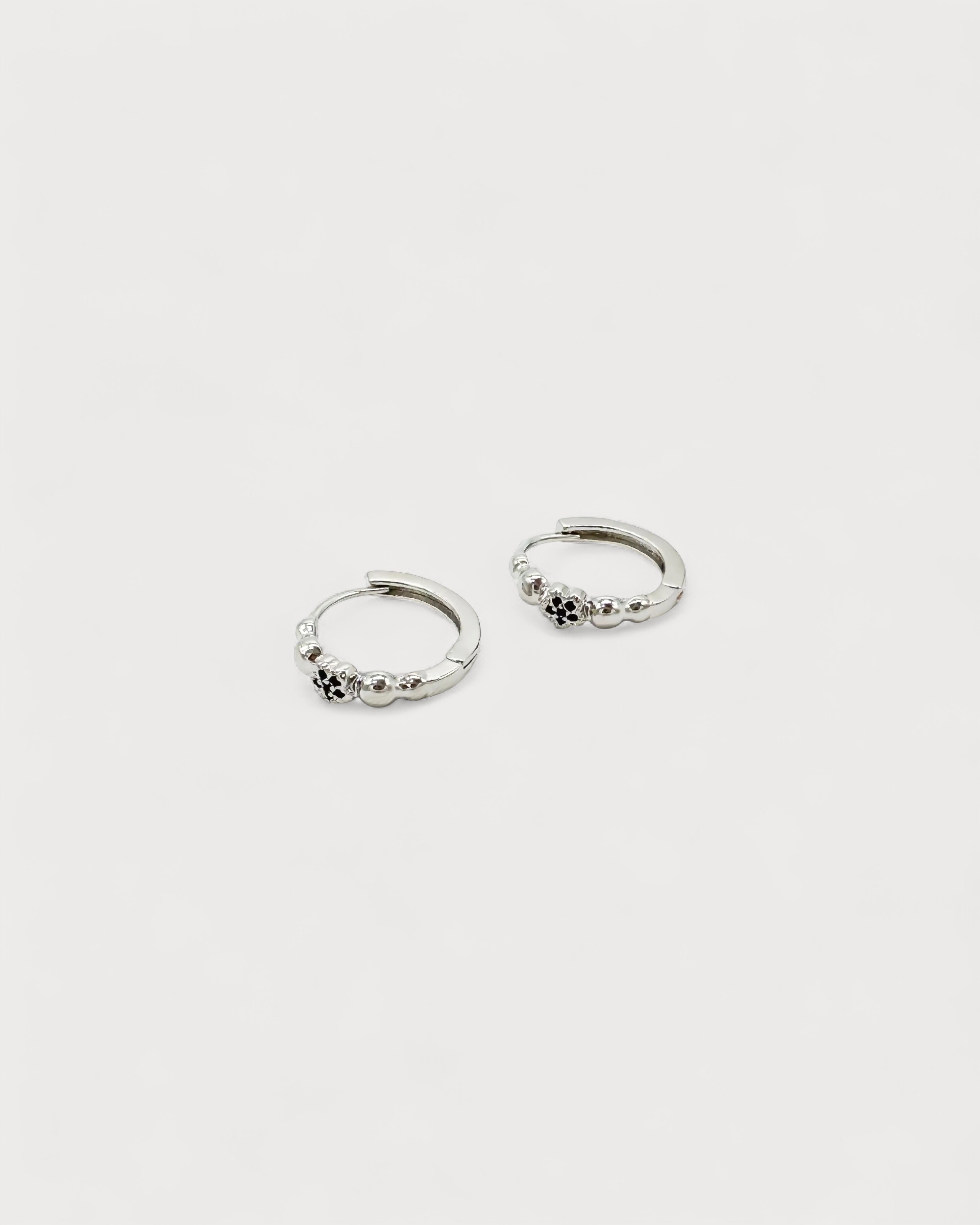 Round Flower - Pendientes - Chapados