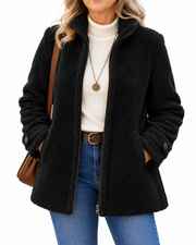 Rebecca™ | Chamarra Cálida con Cuello Alto