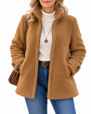 Rebecca™ | Chamarra Cálida con Cuello Alto