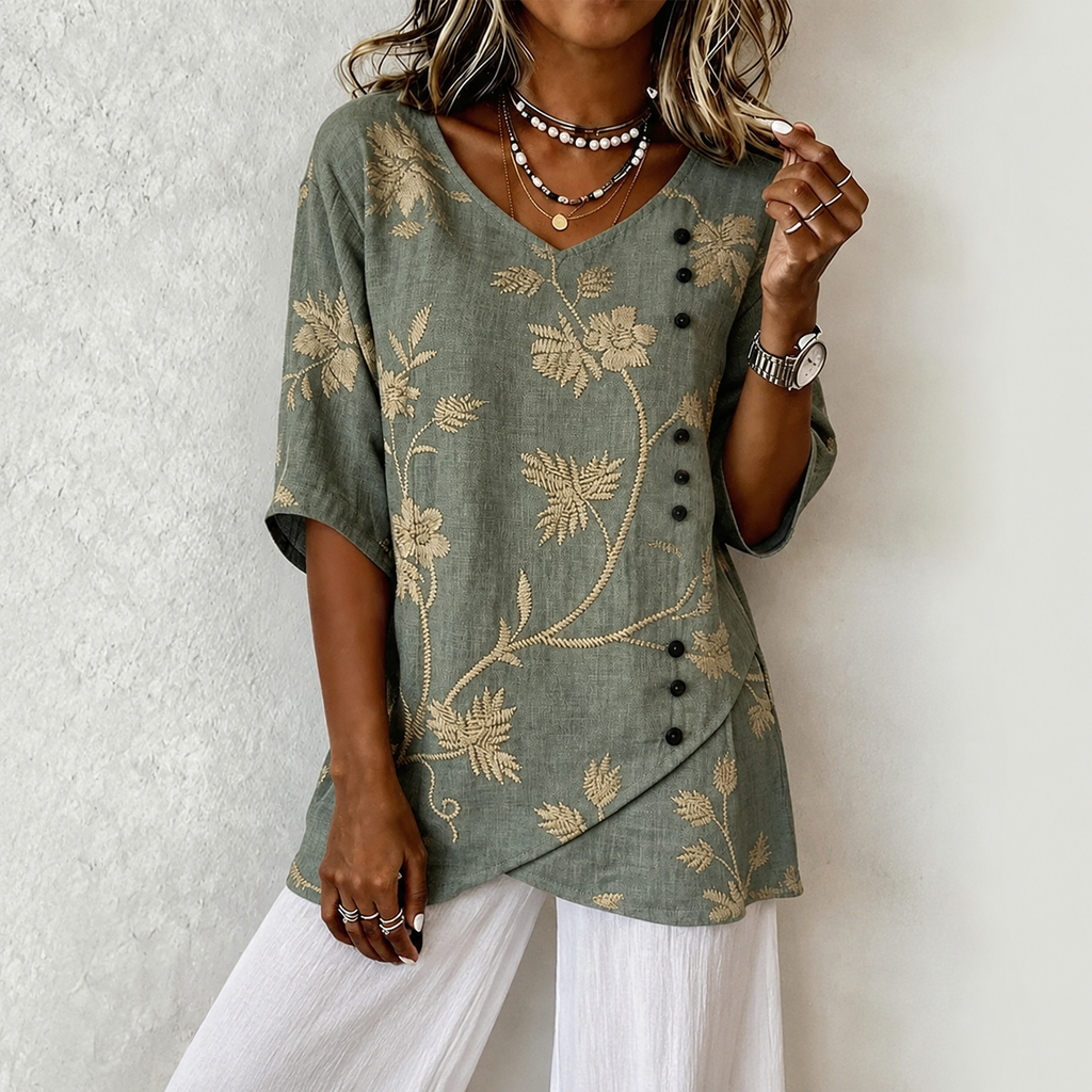 Valentina Embroidered Blouse