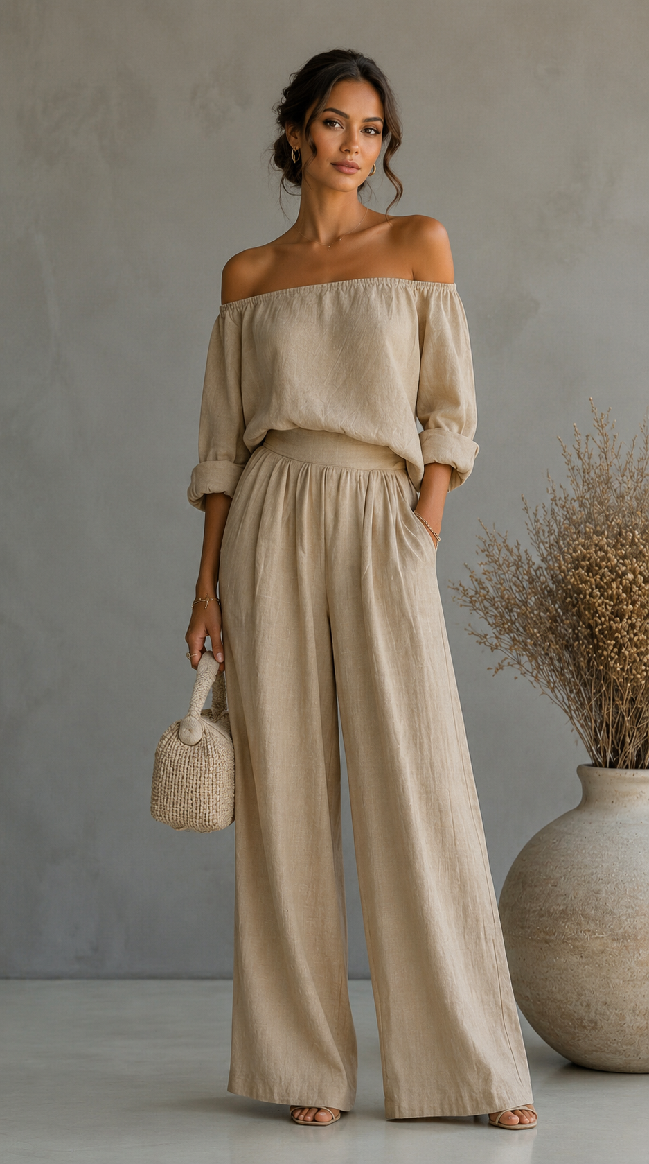 Liliána™ | Conjunto exclusivo con efecto de tela para un verano con estilo