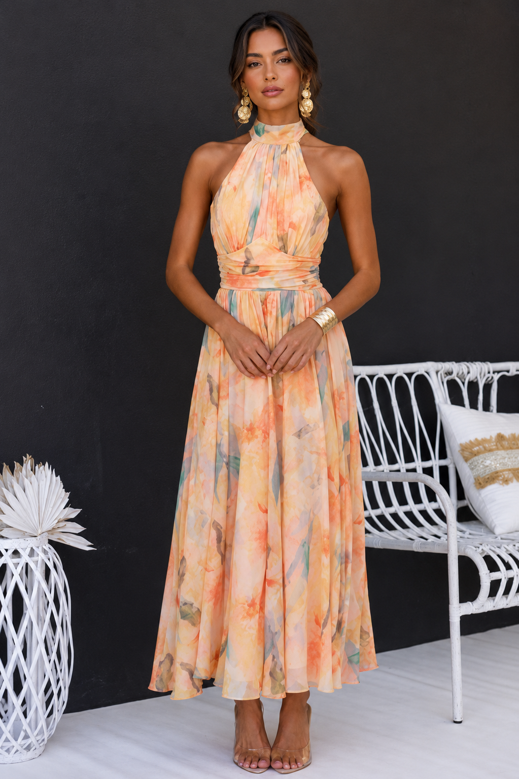 Valentina™ | Vestido Maxi con Estampado