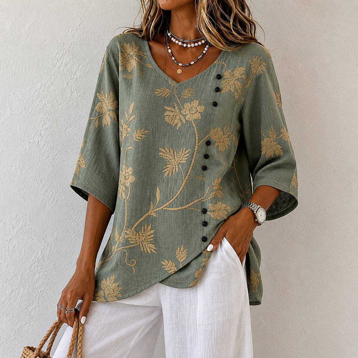 Valentina Embroidered Blouse