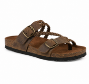 Sandalias Hayleigh de Corcho Trenzado – Doble Hebilla