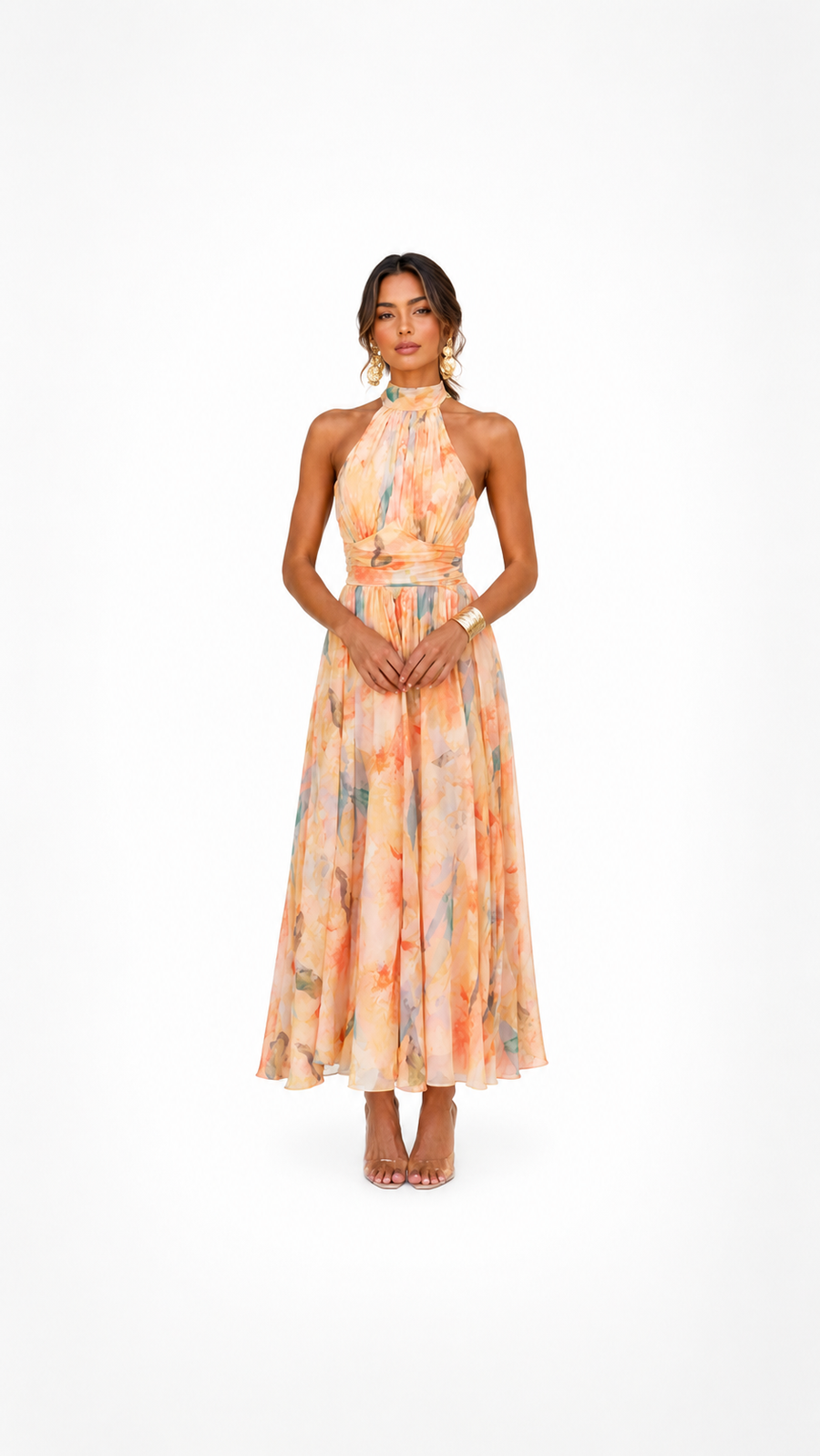 Vestido Maxi Estampado · Valentina
