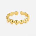 Ring with Gold Oval Motifs