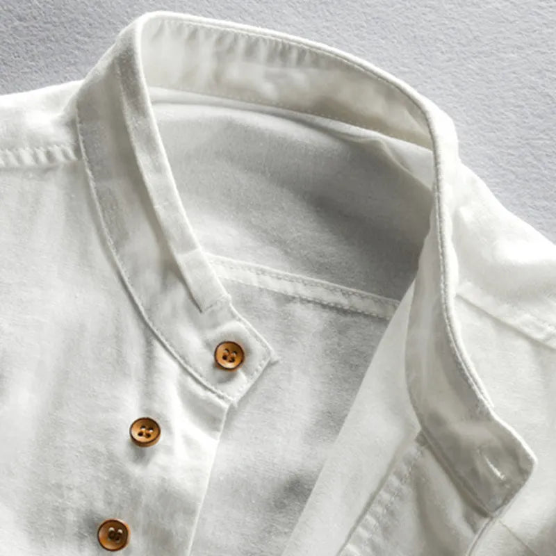 Takumi™ | Minimalist Japanese-Collar Shirt