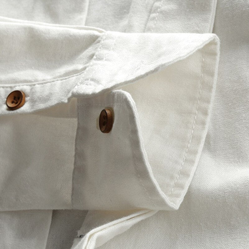 Takumi™ | Minimalist Japanese-Collar Shirt