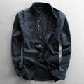 Takumi™ | Minimalist Japanese-Collar Shirt