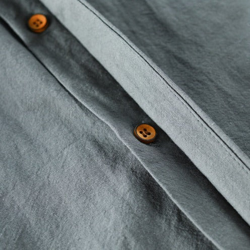 Takumi™ | Minimalist Japanese-Collar Shirt