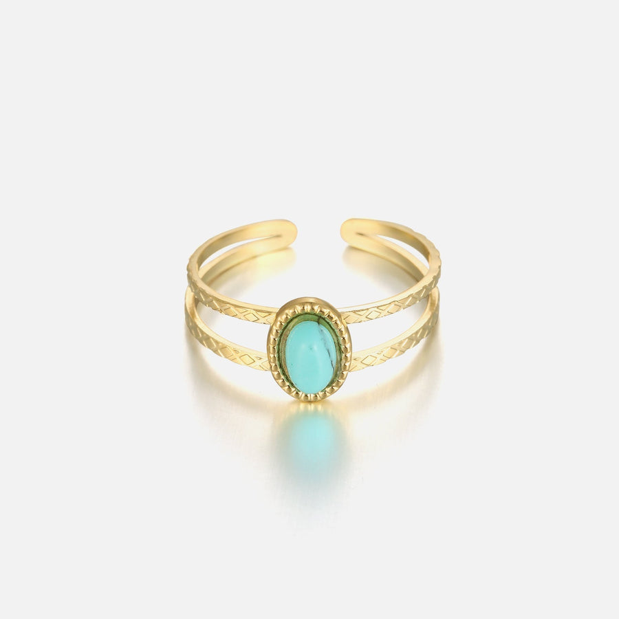 Anillo con Piedra Turquesa