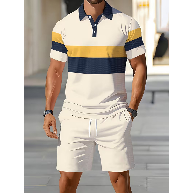Men's 2-Piece Set (Shirt and Shorts): Comfortable, Breathable