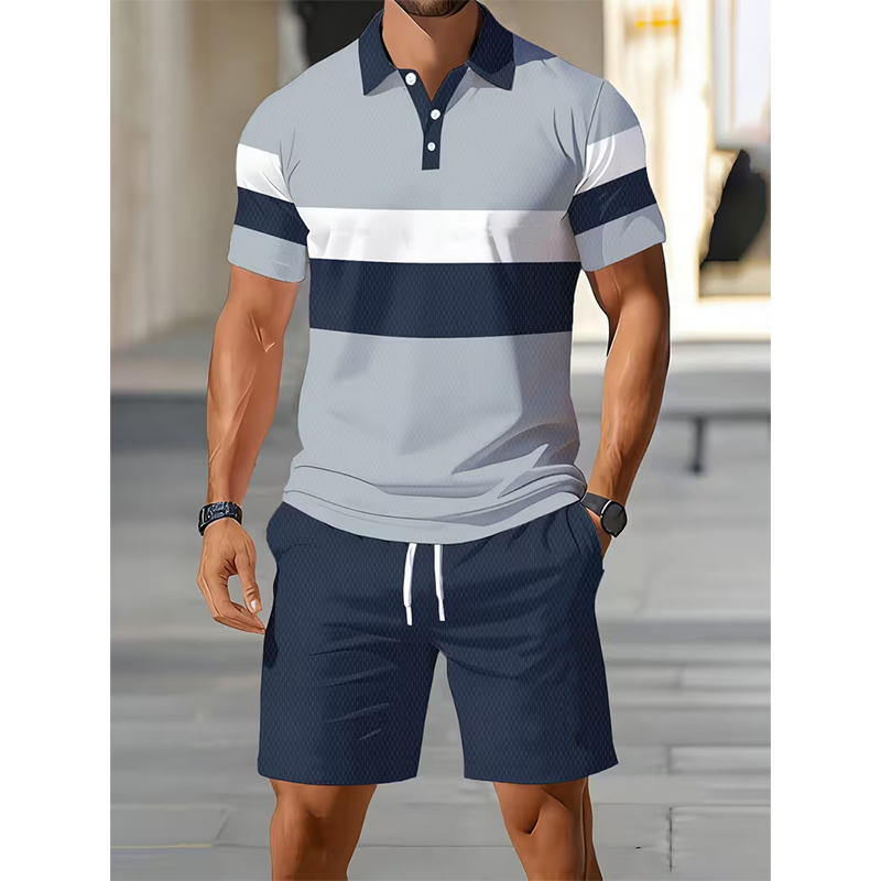 Men's 2-Piece Set (Shirt and Shorts): Comfortable, Breathable